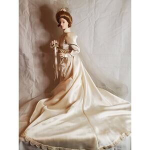 21 inch Porcelain Doll in Wedding Dress
